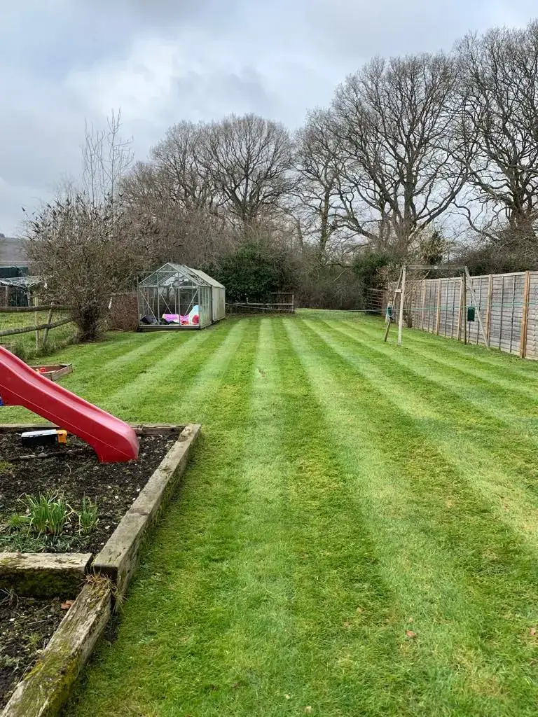 A completed TJ Garden Services project