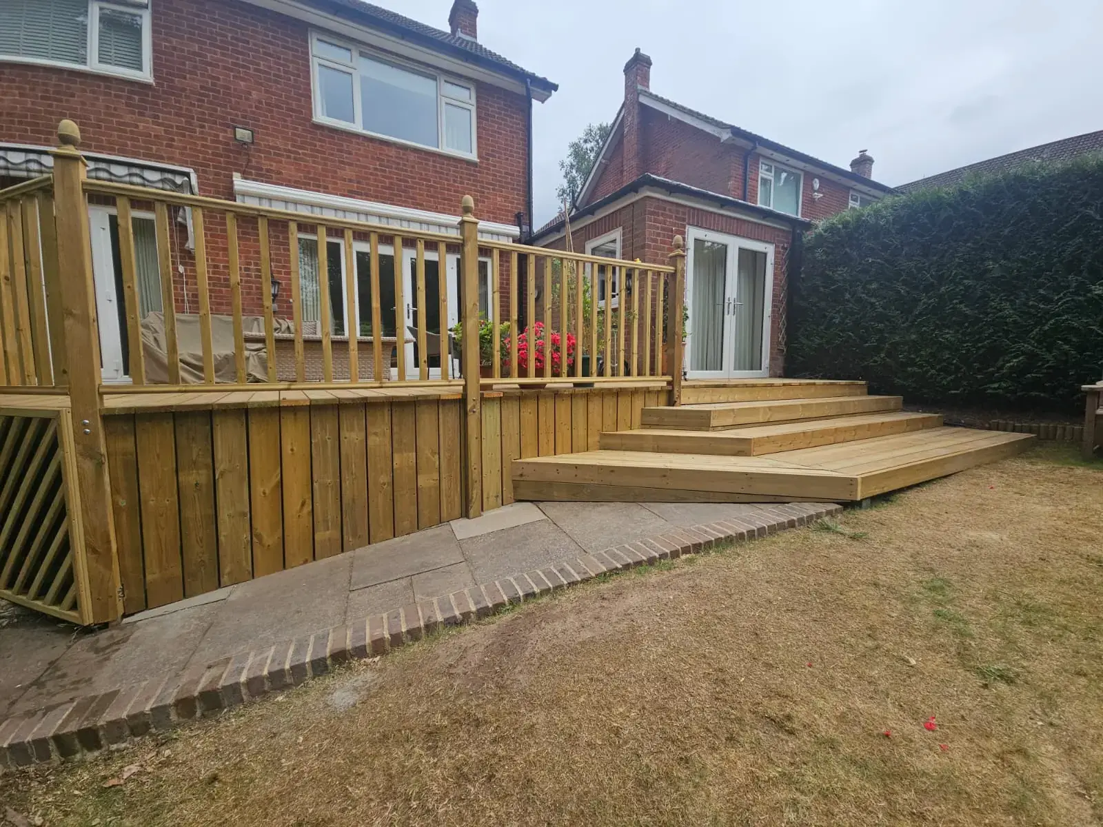 A completed TJ Garden Services project